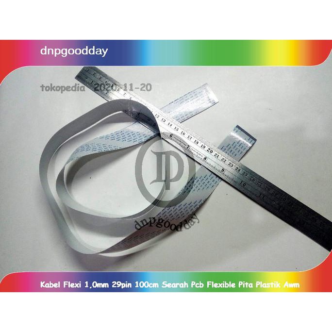 

Kabel Flexi 1,0Mm 29Pin 100Cm Searah Pcb Flexible Pita Plastik Awm Dnpgood11