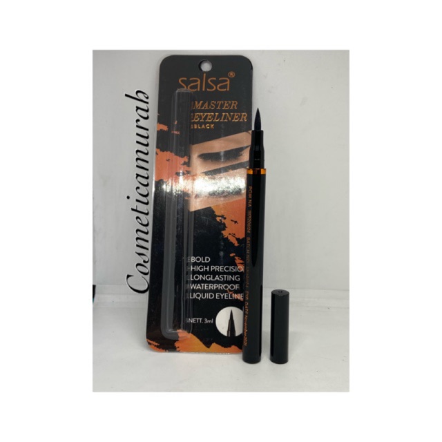 salsa bold eyeliner pen terbaru // eyeliner salsa // Salsa master eyeliner