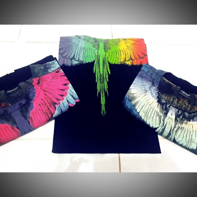 Ready marcelo burlon yg pink blue wings yaa