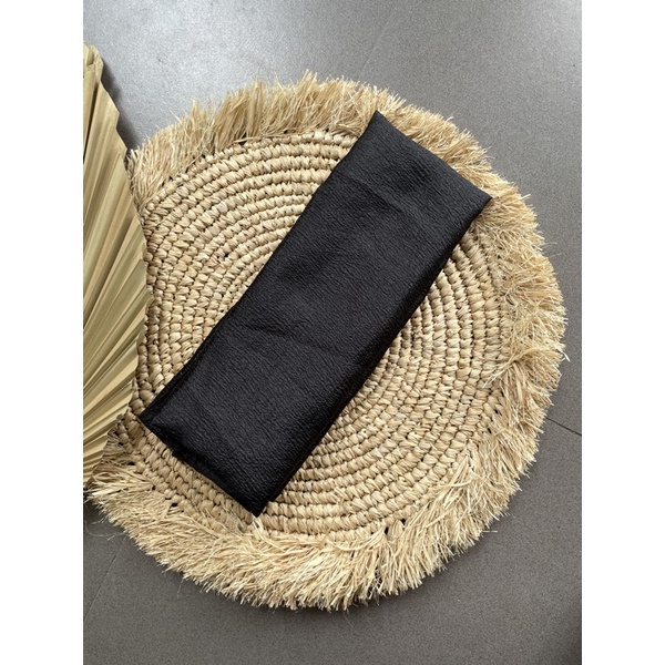 selendang organza/senteng/selendang tari-hitam