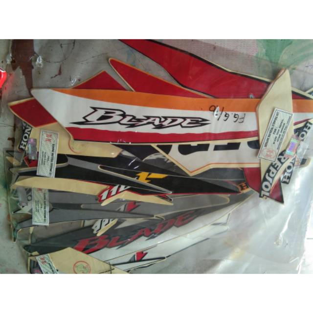 List body / striping sticker blade 2009