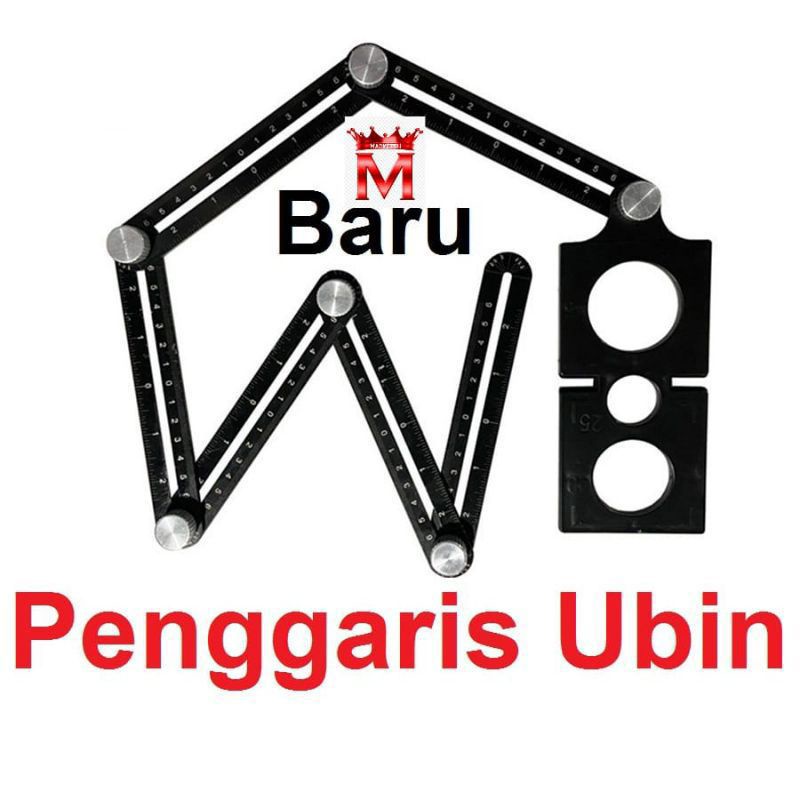 

Lipat 6 Sudut Siku Pola Multi Fungsi Template Alat Ukur Tukang