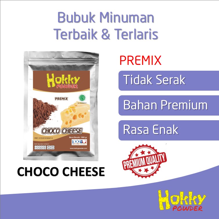 

Bubuk Minuman Bubble Powder Drink Cokelat / Choco Cheese Coklat Hokky Powder 1kg
