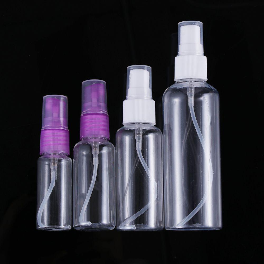 Solighter 5pcs Botol Spray Kosong Transparan Untuk Travel