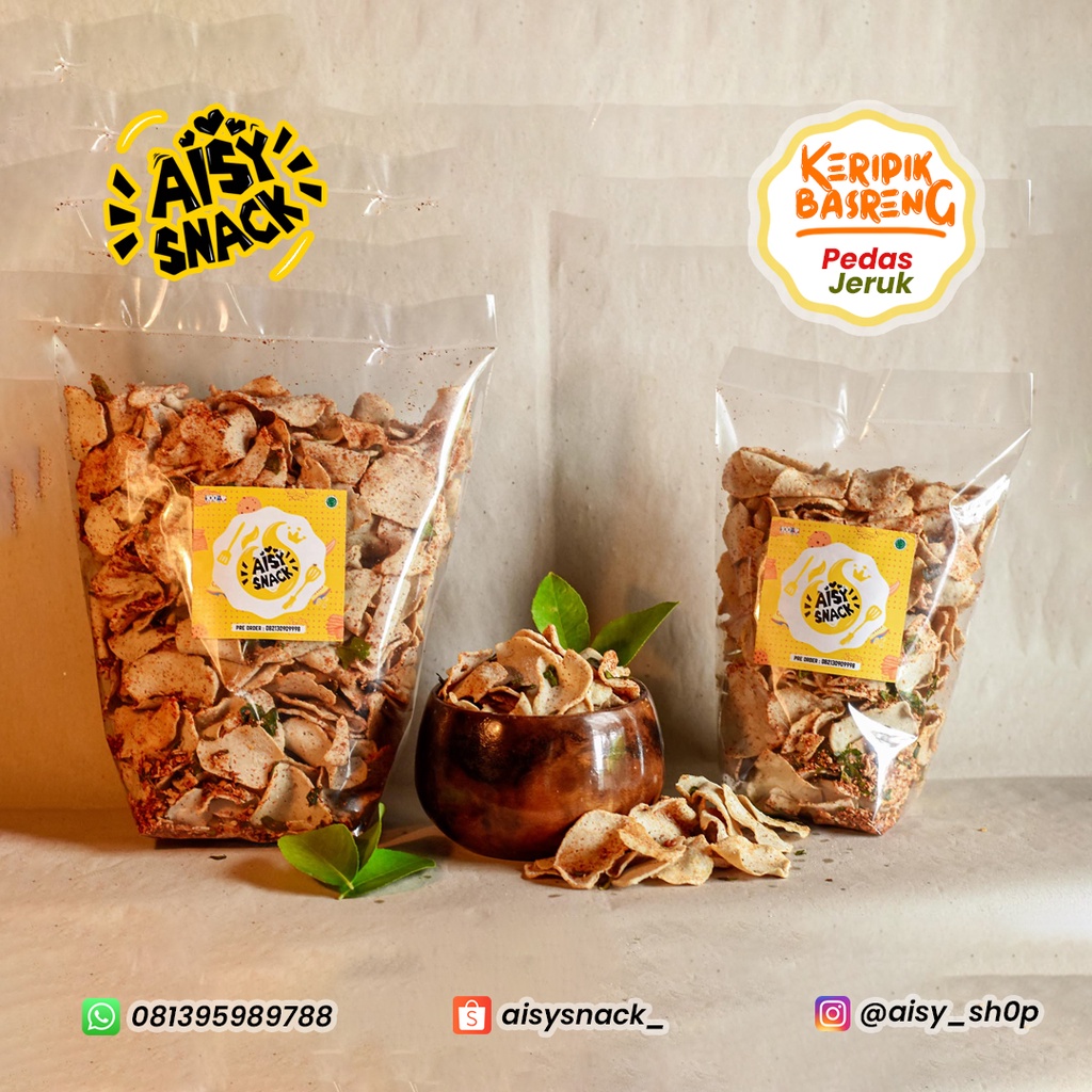 

Keripik Basreng Rasa Jeruk Pedas