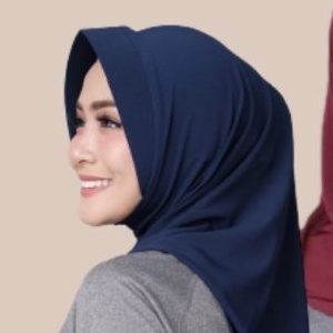 COD Jilbab Sport Hijab Instant Sporty Jilbab Volly Clemira Bergo Sport-NAVY