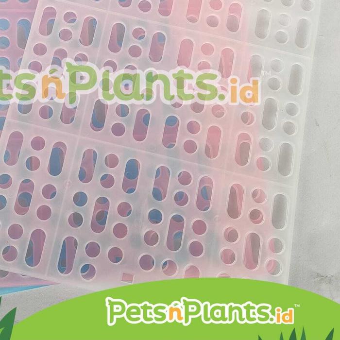 ❅ Alas Kaki Tatakan Kandang Kelinci Plastik - Bunny Footrest Healthy Mat ✧