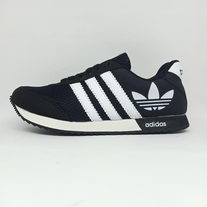 BARU Sepatu Adidas Neo Kembang Casual Import Biru Pria Wanita Dewasa