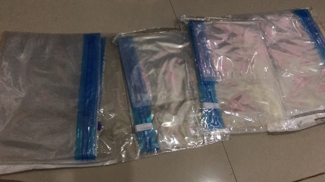 First Project – Plastik Vakum Baju Pakaian Laundry Travel Organizer Compression Vacuum Bag