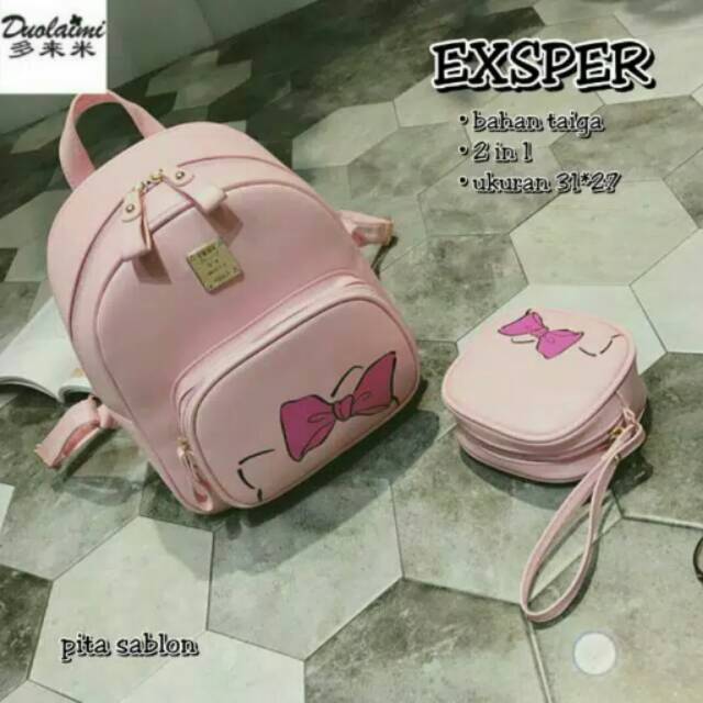 

Ransel eksper pita sablon