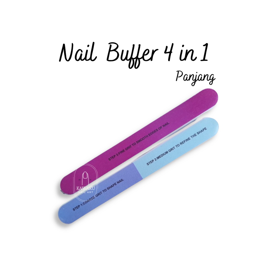 Buffer Kikir Pengasah Penghalus Pengilap Kuku Nail Art Shiner