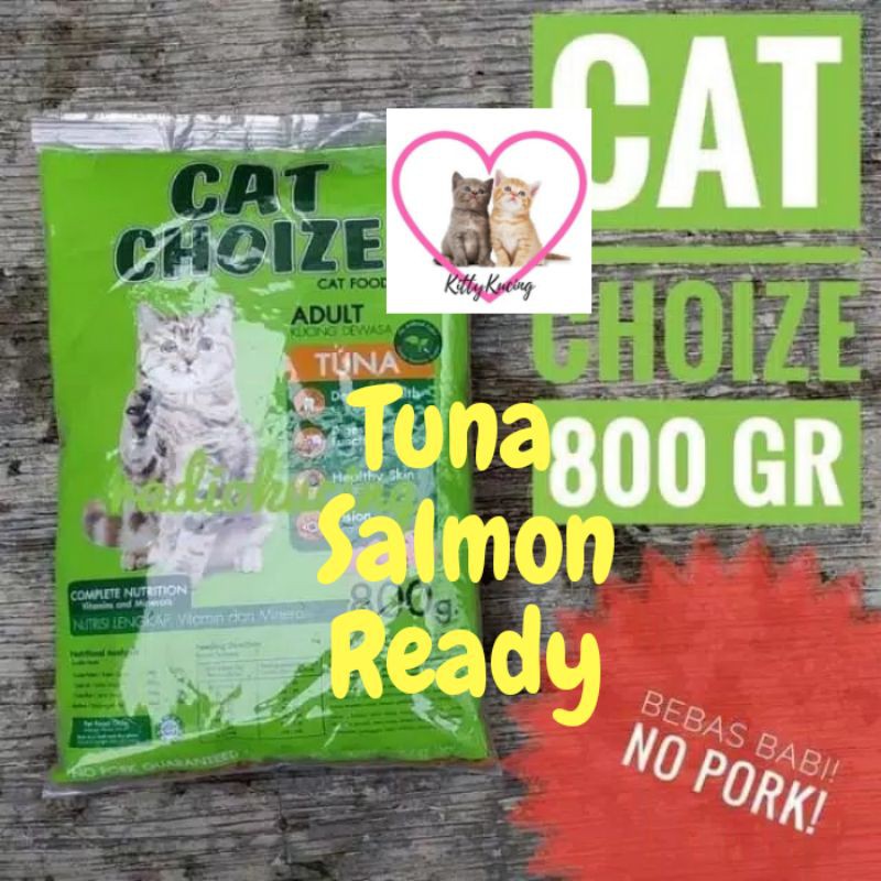 CAT CHOIZE TUNA SALMON 8KG Makanan Kucing