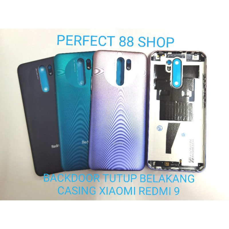 BACKDOOR XIAOMI REDMI 9 / TUTUP BELAKANG XIAOMI REDMI 9