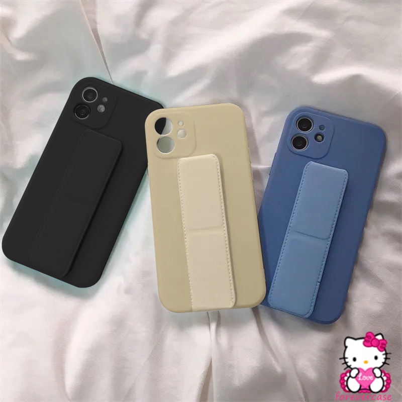 Casing for Realme C21Y 8 8Pro C21 C12 C25 C15 C20A C20 C11 2021 C3 C17 Narzo 30A 20 Pro 6 6S 5 5S 5I 6I 7 7I Popsocket Holder Magnetic Bracket Soft Simple Pure Color Silicon Case Full Cover