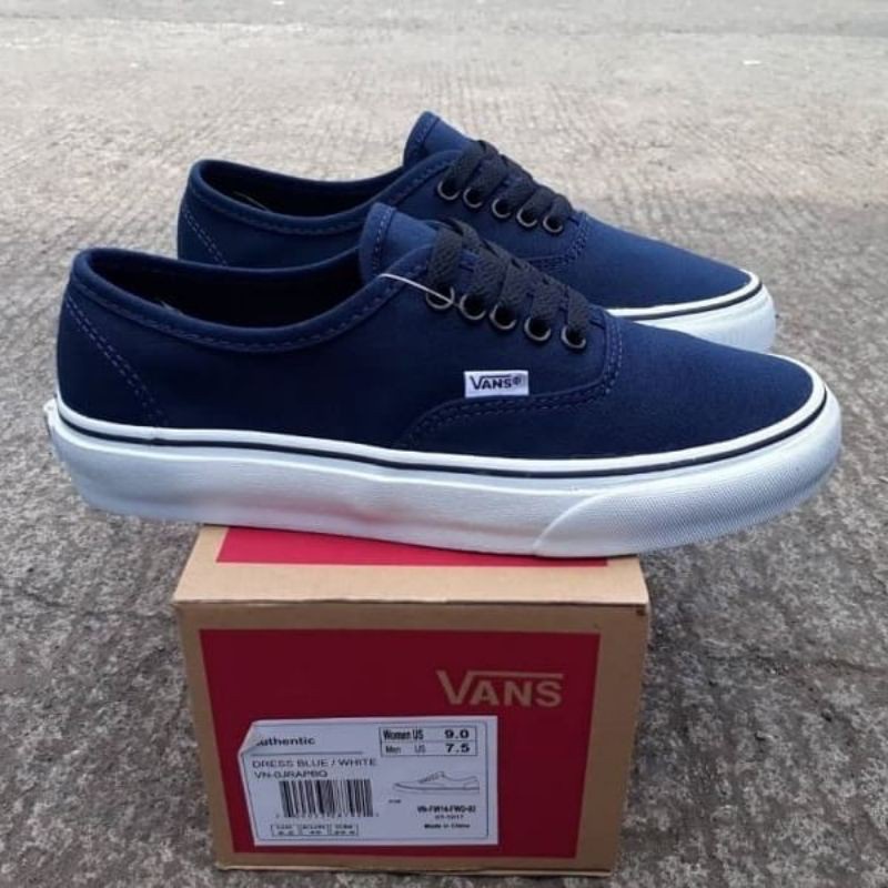 Sepatu Vens Authentic Sepatu Pria Sekolah Kuliah Kerja Termurah Sepatu Sekolah Vans Hitam