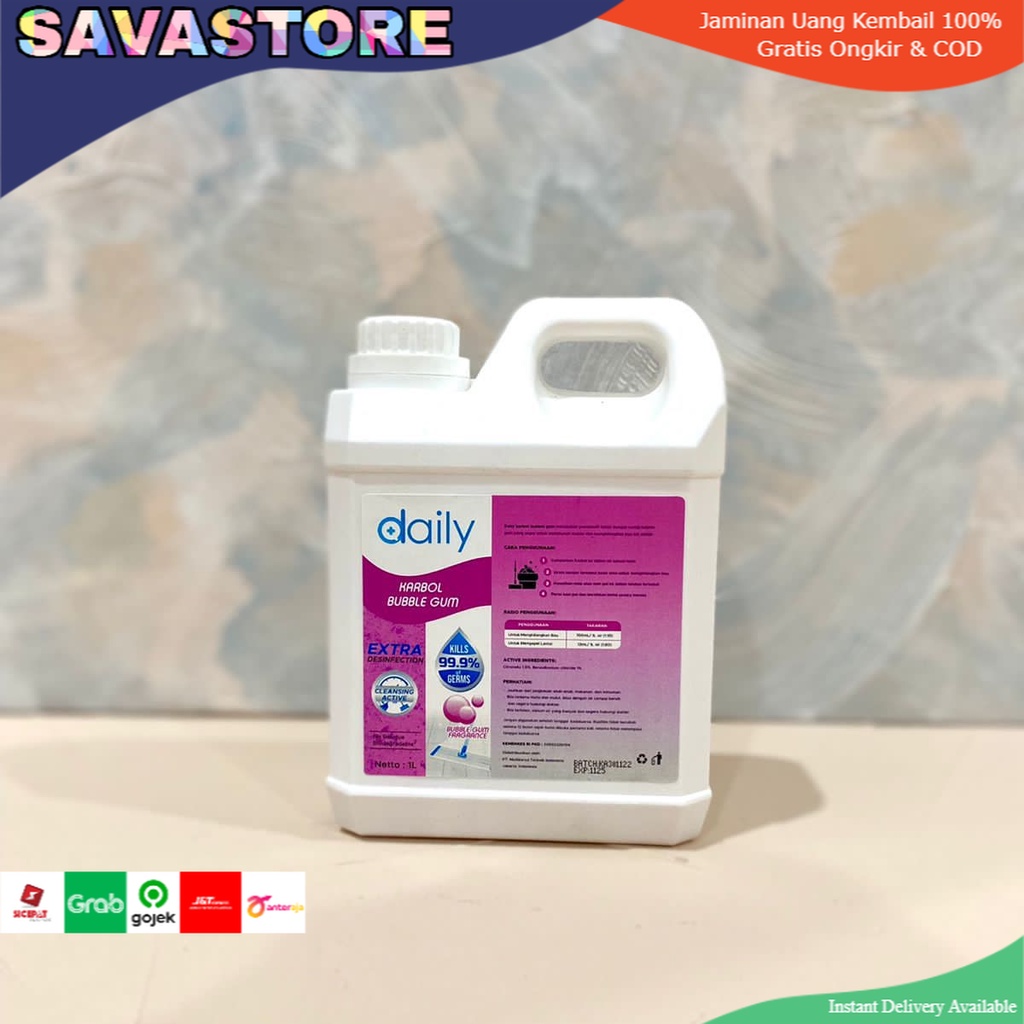 KARBOL DAILY KONSENTRAT 1 LITER ANTIBACTERIAL PREMIUM KARBOL ANTI NYAMUK &amp; SERANGGA