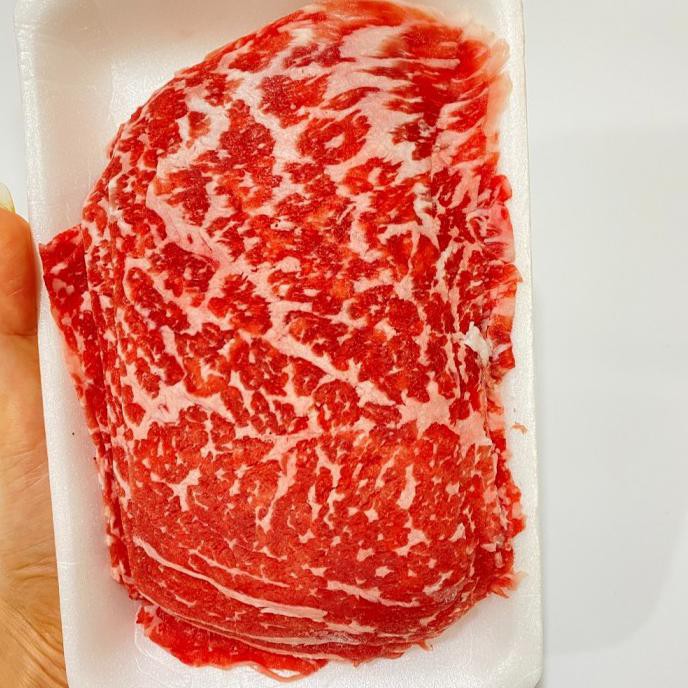 

Promo Aus Wagyu Beef Sukiyaki Slice Mb 8-9 250Grm Mnb Cutdifastore