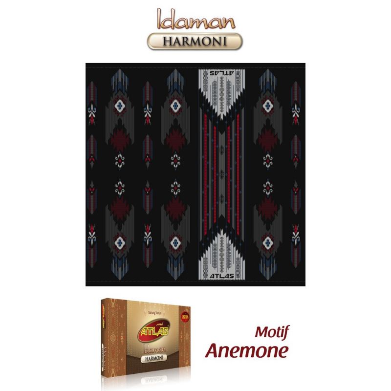 sarung atlas idaman harmony premium motif akasia original-