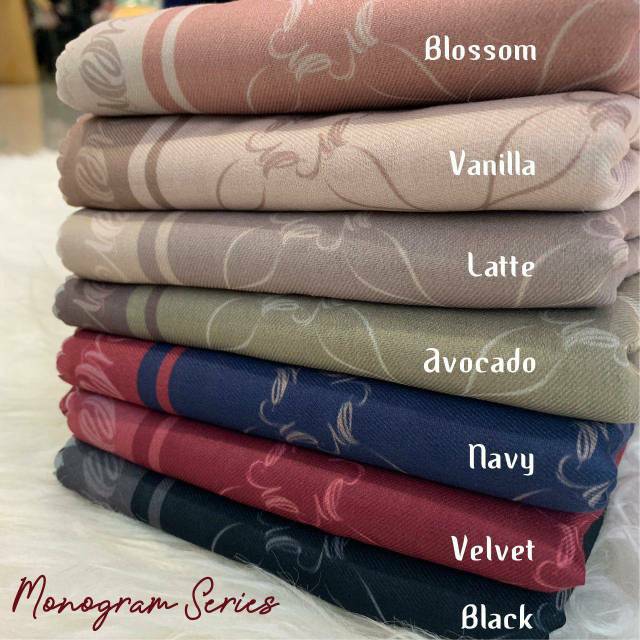 My Lady Monogram Series scarf