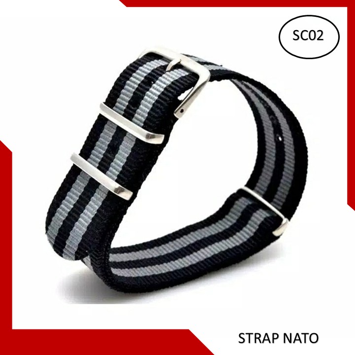 Tali jam tangan Nato strap alexandre cristine digi