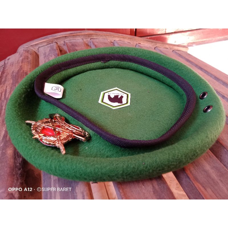 TOPI BARET HIJAU INFANTERI TNI AD