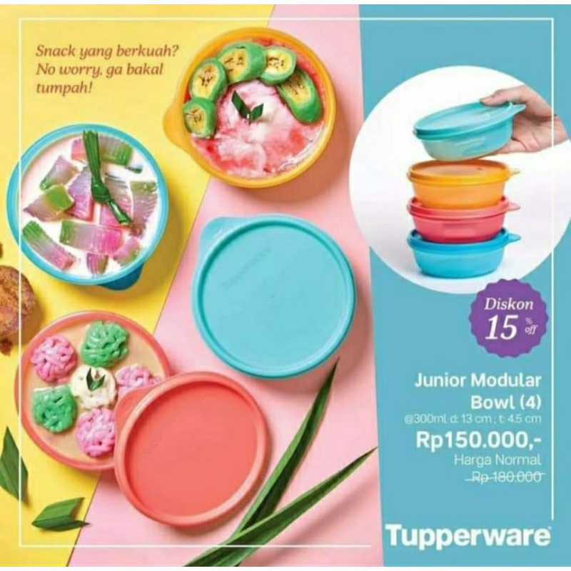 Tupperware Junior Modular Set / junmod tupperware