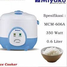 Magic Com / Rice Cooker Miyako MCM 606A Kapasitas 0.6 Liter 3 in 1