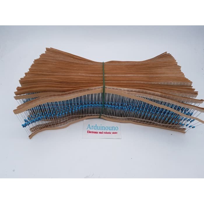 10pcs Resistor 15K 15 K Kilo Ohm metal film 1/4 watt Toleransi 1% 0.25