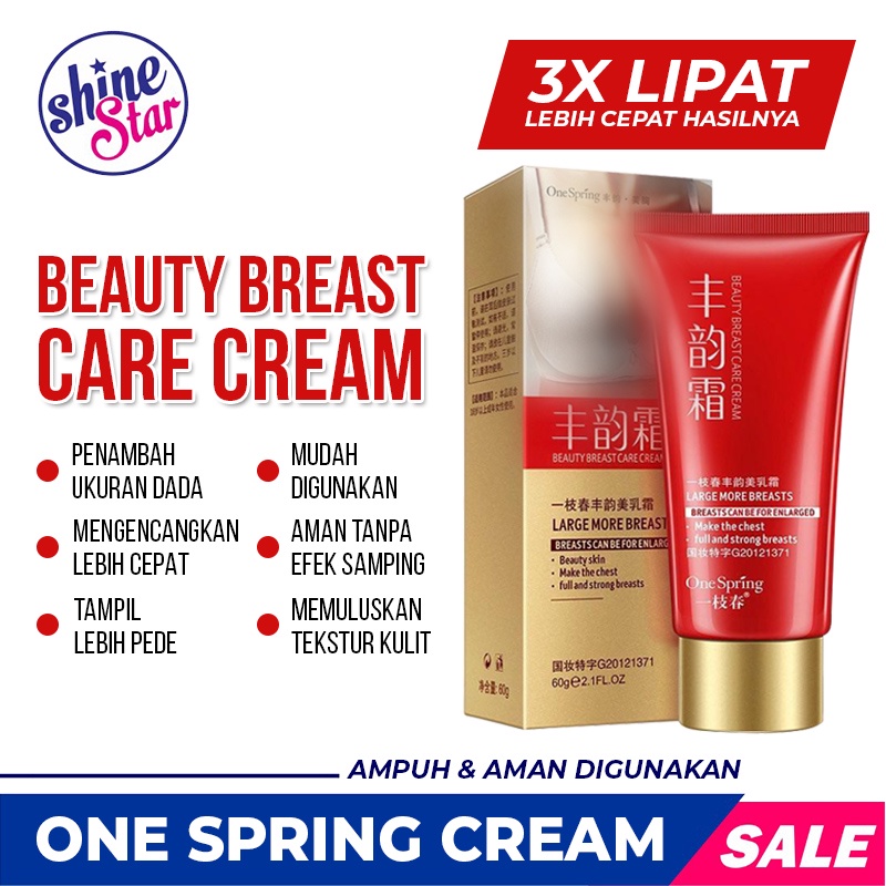 [ COD ] One Spring Breast Cream Payudara Krim Memperbesar dan Mengencangkan Payudara Kendor 3x Lebih Cepat