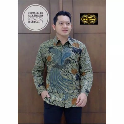 Batik Cinderawasih Full Furing Katun Halus Sragenan Size M-xxl Asli Solo Size M-xxl Asli