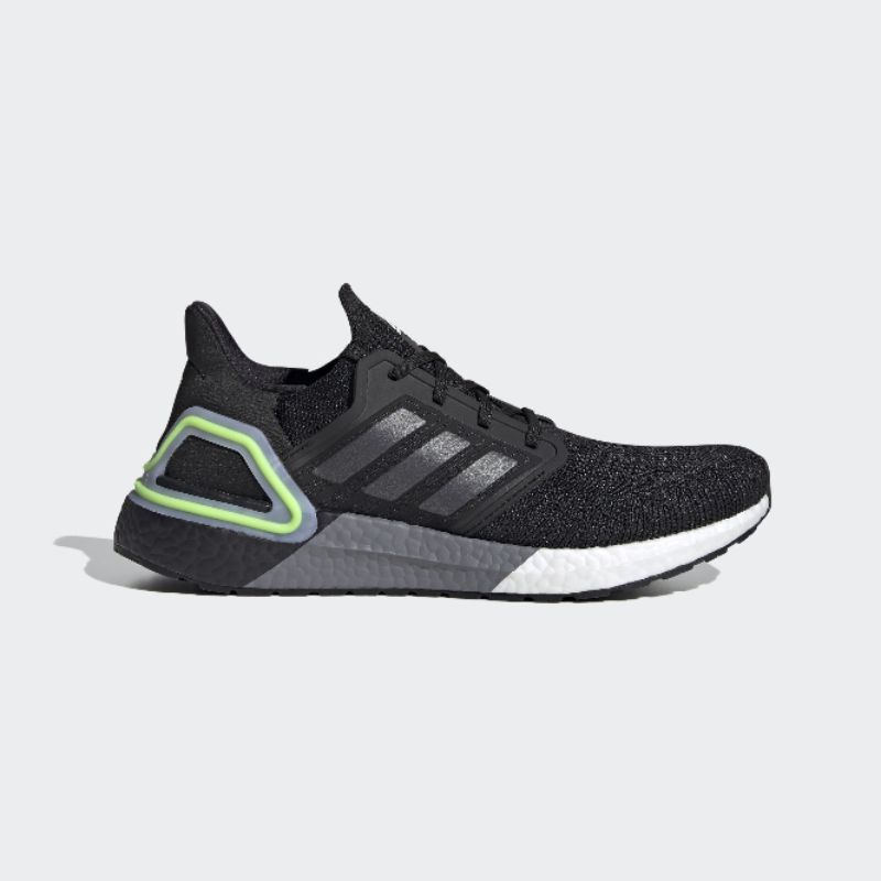 adidas UltraBOOST 20 Core Black Sig. Green ORIGINAL BNIB RESMI