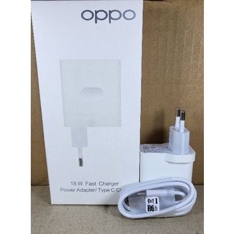 Charger Oppo 18W FAST CHARGING USB TYPE C/USB MICRO ORIGINAL 100% CAS OPPO ASLI