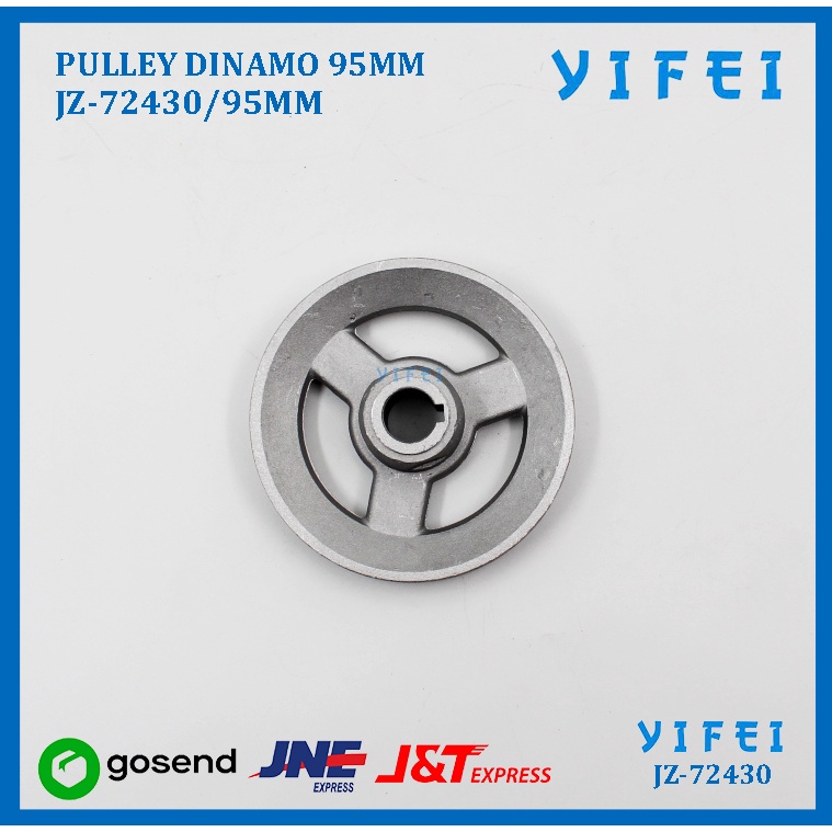 Pulley / Poli / Poly Dinamo Mesin Jahit 95MM YIFEI-72430/95MM