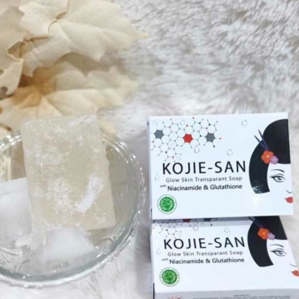 ✨ AKU MURAH ✨KOJIE SAN Glow Skin Transparant Soap with Niacinamide &amp; Glutathione