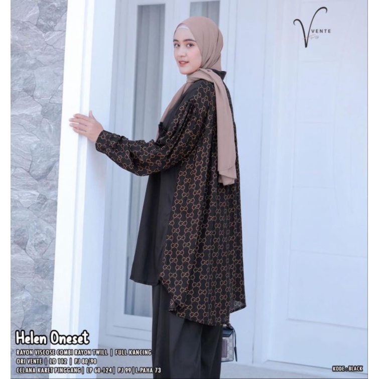 (NEW)SETELAN WANITA OOTD//HELEN ONE SET BY VENTE