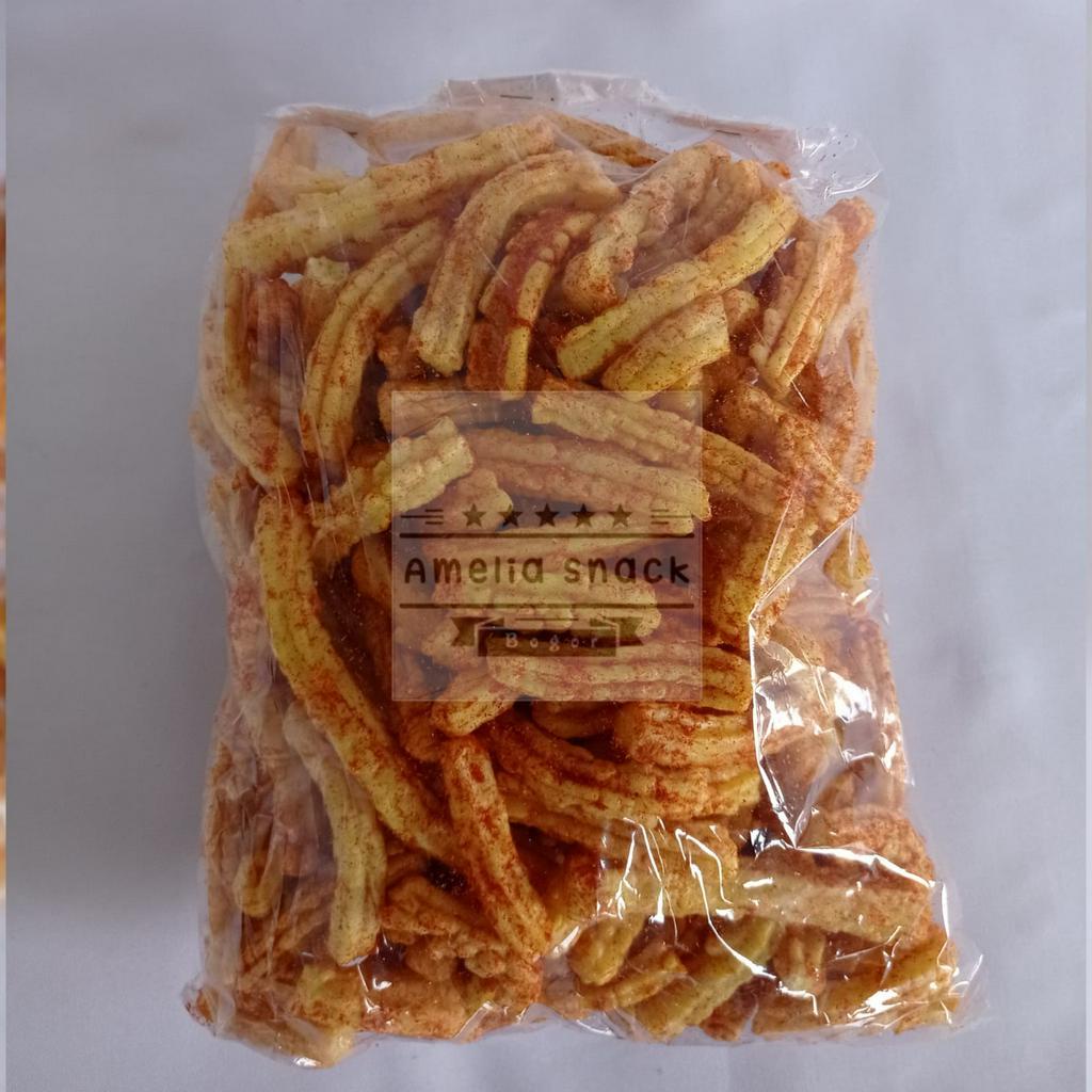 

Kerupuk Stik Pedas Amelia Snack