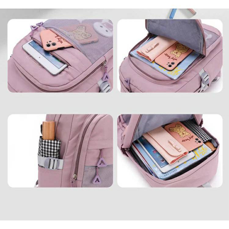 Tas Ransel Pria Kulit Backpack Tas Sekolah Tas Kuliah Tas Punggung IMPORT TR106 Tas Ransel Backpaack Kekinian