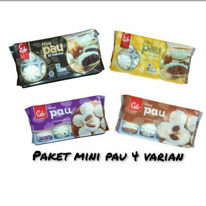 

Paket Edo Mini Pau 4 Varian Rasa Isi 8Pc 1 Bungkus