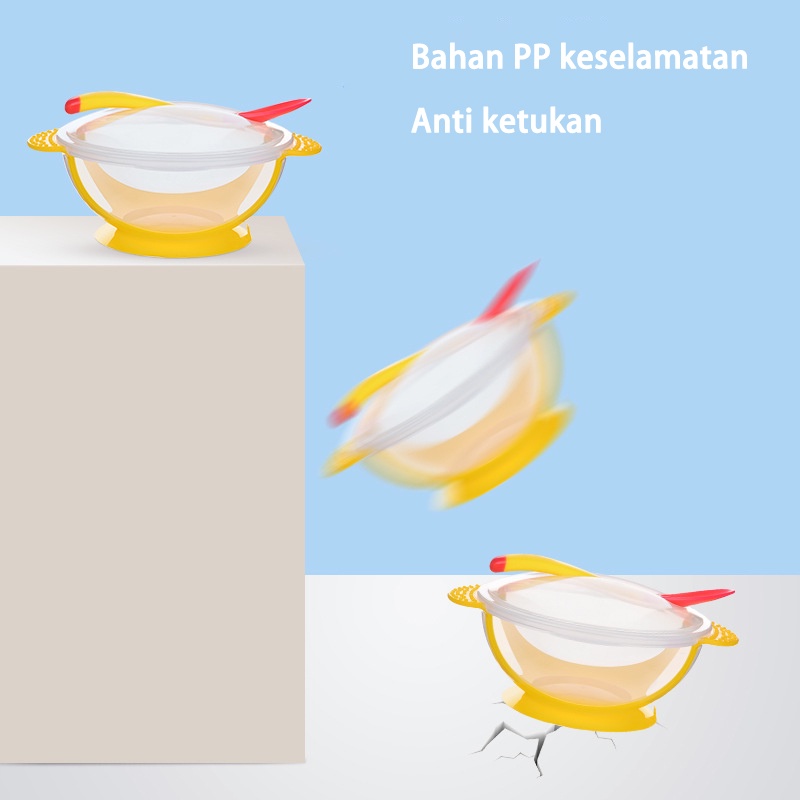 Alat makan bayi/Peralatan makan bayi/Set alat makan bayi/Mangkok bayi (B45)