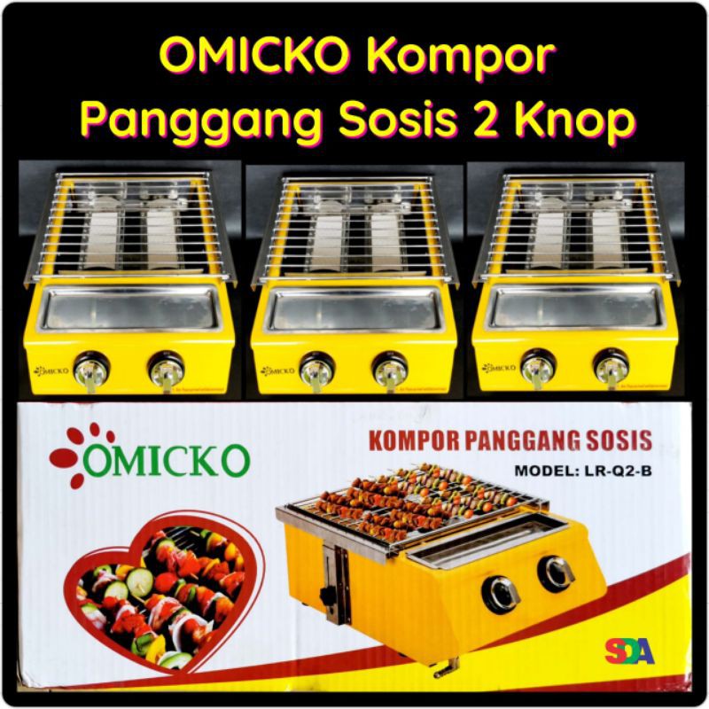 Omicko Kompor Bakar Sosis 2 knop