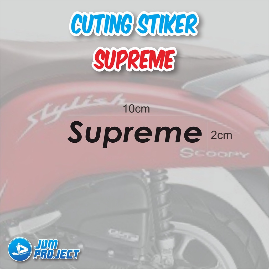 

STICKER CUTTING SUPREME HOLOGRAM ISI 2 BERKUALITAS TERMURAH