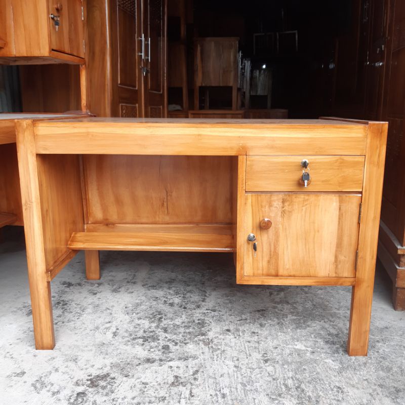 Meja Guru | Meja belajar | Meja Kayu | Meja Kayu Jati | Meja Tulis | Meja Kerja | Meja Kantor UK 1/2