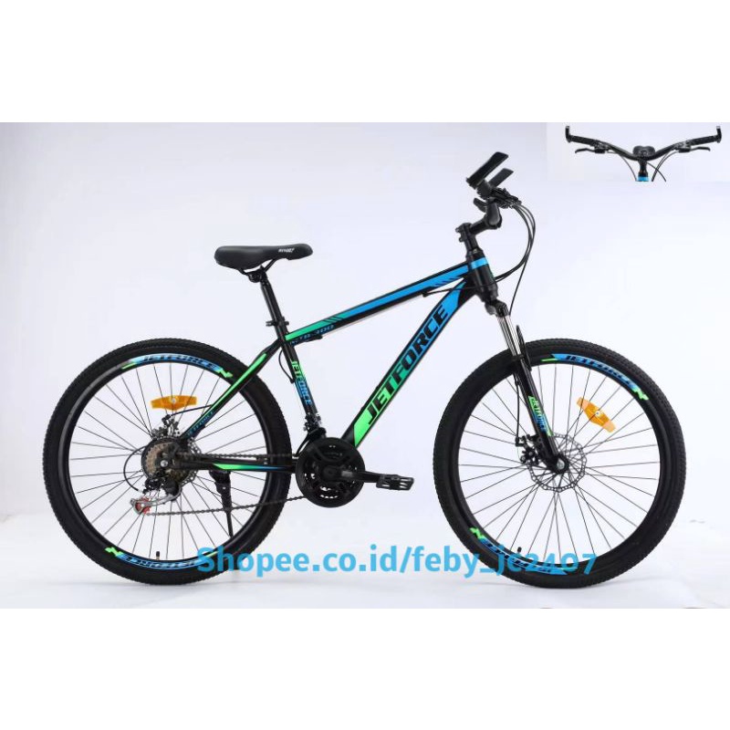 Interbike Jet Force Sepeda Gunung Mtb ukuran 26 inch 7 speed-4