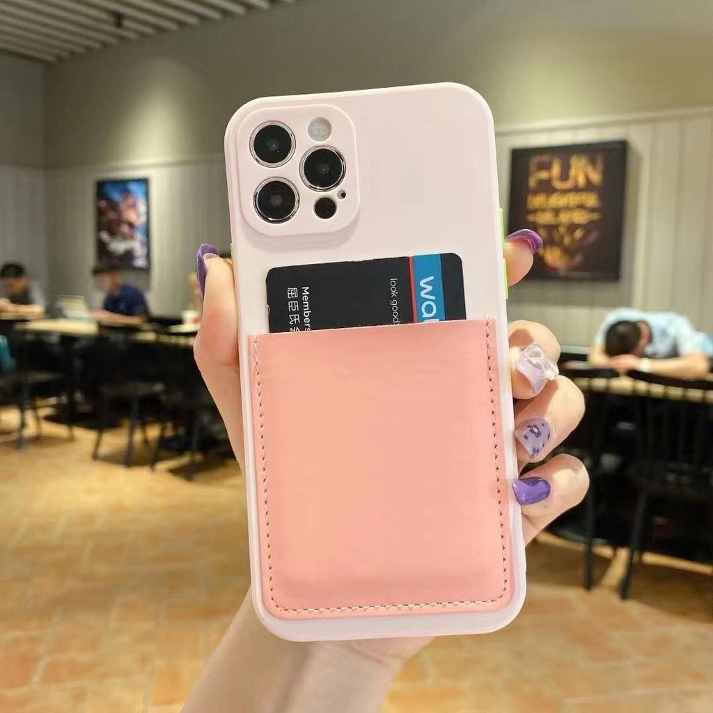 PHONE CASE POCKET MATTE FOR VIVO Y91 Y95 Y91C Y12 Y15 Y17 Y20 Y12S Y51 REDMI 4A 5A 6A 9A 9C