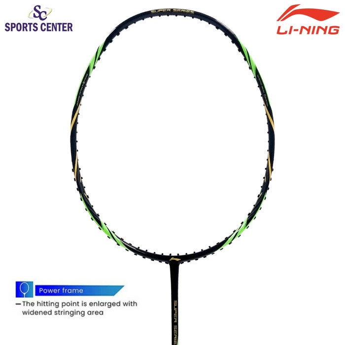 PROMO New Limited X Series Raket Badminton Lining Super Series SS 88 X Black