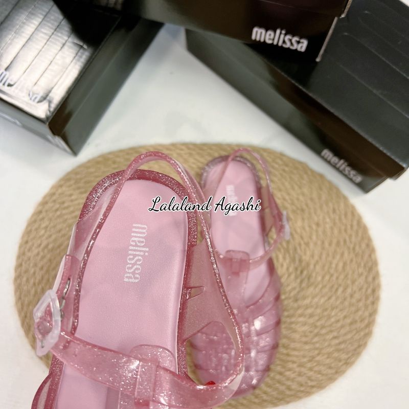 Sepatu Melissa possesion pink glitter/sepatu sandal melissa/sepatu jelly