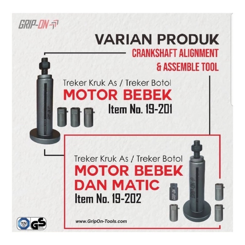 Grip on - Crankshaft alignment &amp; assamble