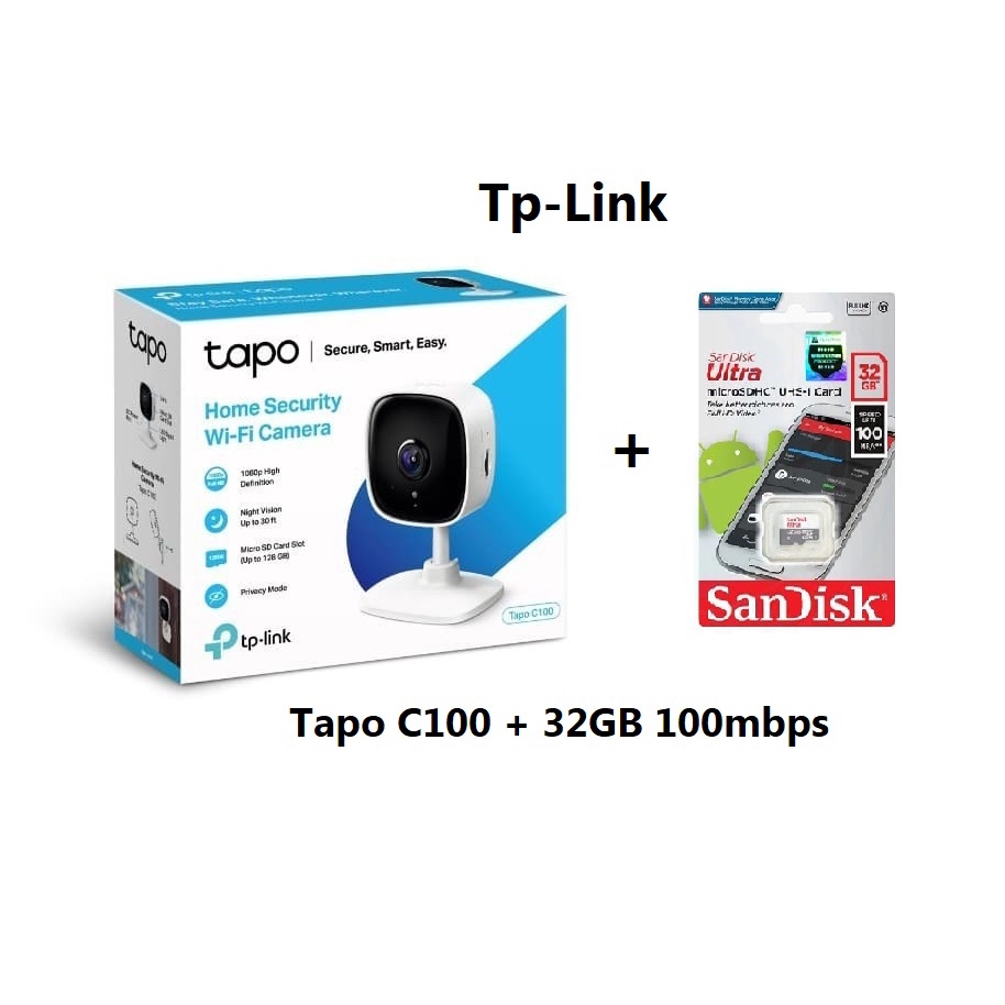 TP-LINK Tapo C100 Home Security Wi-Fi Camera