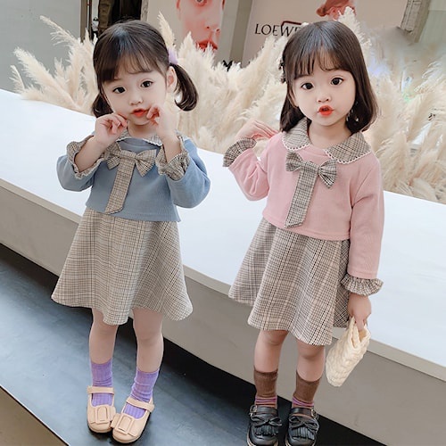 Setelan Anak Perempuan Lucu Import / Dress Anak Cewek Korea Murah K9