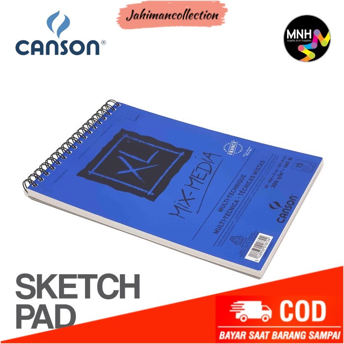 

✨ BISA COD ✨ Canson XL Mix Media 30S A3 300G